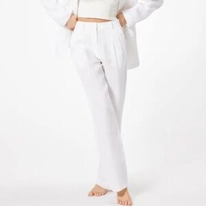 Sophie Rue Flowy White Trousers